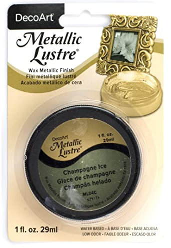 Deco Art Cire pour Fini lustré métallique, 28,35 g, Champagne glacé