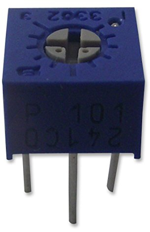 Trimmer, Potentiometer, 200 OHM, 10 %, 1 Umdrehung, TH, Trimmer, Potentiometer und variable Widerstände, 1 Stück | 3362P-1-201LF