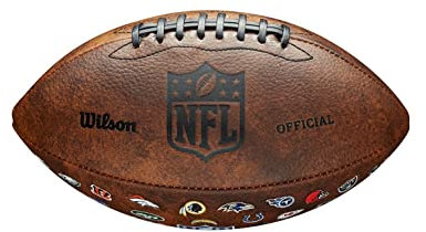 Only Sports Gear Wilson Wtf1758xbnf NFL Throwback 32 Team Logo American Football