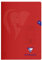 Clairefontaine 333228C - Heft S´coolbook, ideal für die Schule, DIN A4, 16 Blatt, 90g, Lineatur 28 durchgehend kariert mit Rand, Umschlag aus PP, Rot, 1 Stück