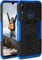 OneFlow Tank Case, Compatible with Huawei P smart 2019, Outdoor Case, Shockproof, Phone Case with Kickstand, Camera and Screen Protector, Mobile Phone Hard Case, Horizon - Blue