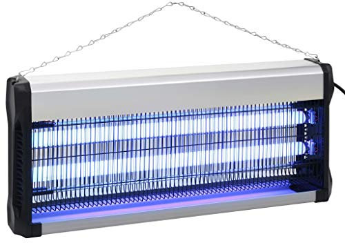 Festnight Lampe Anti-Insectes Anti Moustiques Exterieur Noir Aluminium ABS 40 W