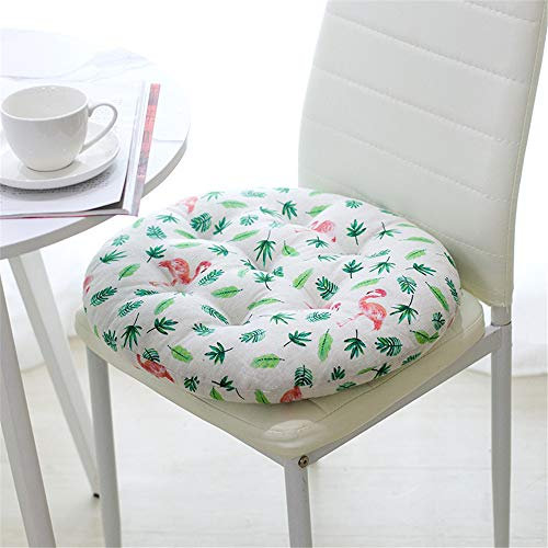 4er-Set Sitzkissen Kissen Stuhlkissen Auflage Sitzauflage 40x40 cm, Gartenstuhlkissen, Sitzauflage Garten, Balkon Terrasse (Runde,M)