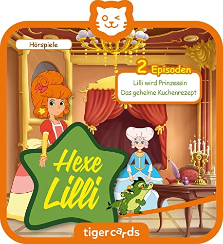 tigermedia tigercard Hexe Lilli Folge Lilli wird Prinzessin Das geheime Kuchenrezept tigerbox Hörbox Geschenkidee Kinder Mädchen Hörspiele Zauberei