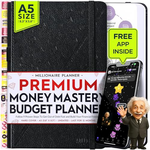 Budget Planner & Monthly Bill Organizer, Income & Expense Tracker Notebook