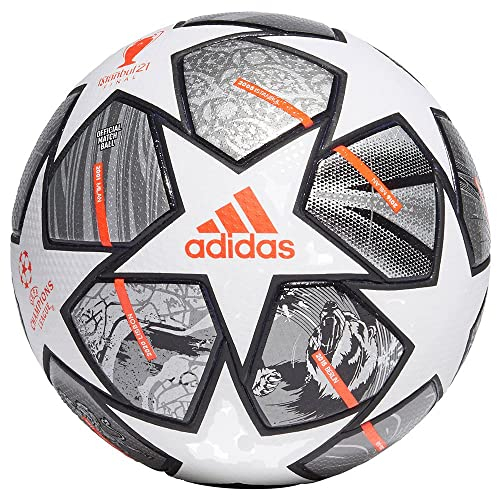 adidas Finale Pro Fußball, Herren, Weiß/HIEMET/Plamet (Mehrfarbig), Größe 5