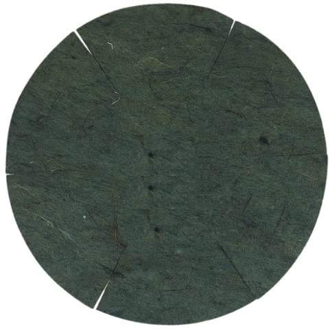 Karrma Ltd Forro de yute para cesta colgante, color verde (14 pulgadas x 4)