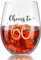 JUWNMANT Männer und Frauen 60. Jubiläumsfeier Weinglas 60. Geburtstagsgeschenk 60. Jubiläumsfeier 60. Geburtstagsfeier Hochzeitstag Weinglas 480ml