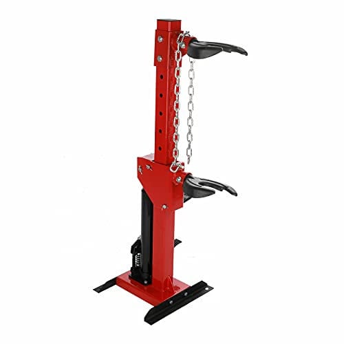 BALLSHOP Hydraulic Spring Compressor 1 Ton (2200 lbs) Strut Spring Compressor Hydraulic Coil Spring Compressor for Car Repairing and Strut Spring Removing (Red)