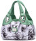 NICOLE & DORIS Damen Schultertaschen Elegant Handtaschen Damen Taschen Frauen Umhängetasche Shopper Taschen PU Leder Weiche Tote Bag für Büro Einkauf Reise Lilie