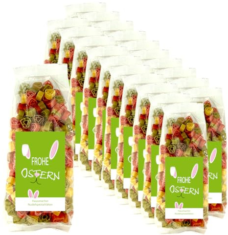 20x 250 g Nudeln Frohe Ostern Gastgeschenk Kundengeschenk