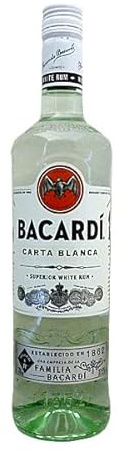 Bacardi Carta Blanca Superior White Rum 0,7 Liter