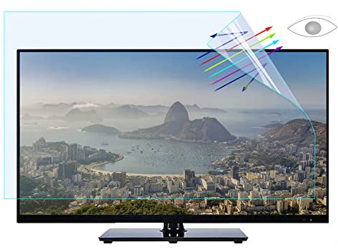 CUNIO Película Protector de Pantalla de TV por 50 Pulgadas, Protector Mate contra la Pantalla de Resplandor Aliviar la Fatiga Visual para LCD LED 4K OLED & QLED HDTV / 50in 1095x616mm