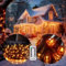 MONZANA® 200 LED Lichterkette 20m Weihnachtsbaum Außen Innen Timer 8 Modi Dimmbar Fernbedienung IP44 Fenster Deko Weihnachten Beleuchtung Warmweiß