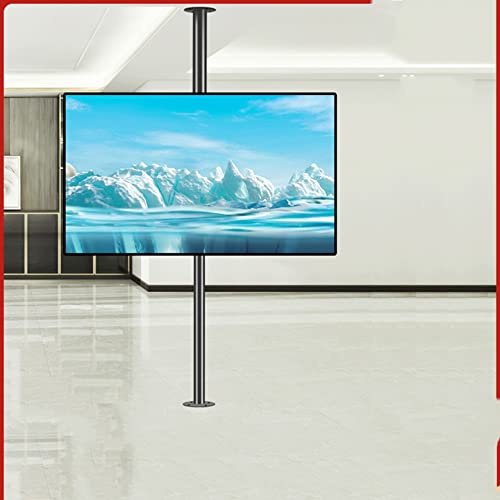 TV LCD 360 Degrés Rotatif Cadre De Sol Cloison De Séparation Support Tournant Rotation Meuble TV Base Tournante (Size : 200-295cm)