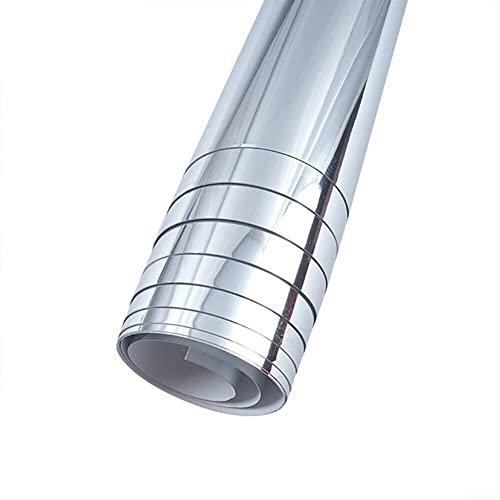 Autocollants muraux effet miroir - 50 x 50 cm - Autocollants muraux pour salle de bain - Imperméables - Pour décoration murale