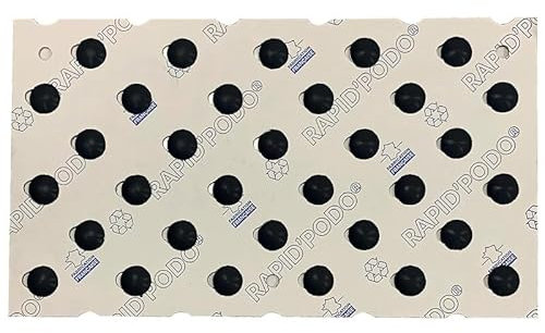 Kit de clous podotactiles prêt à poser Rapid Podo - plots adhésifs - pose en intérieur - noir