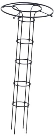 MagiDeal Treillis d'obélisque de Jardin, Cadre de Tour de Parapluie Vertical, Cadre d'escalade pour Plantes, Cage de Support de Fleurs d'extérieur pour vignes, 180 cm de Hauteur