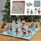 Brettspiel mit weihnachtlichen Figuren - Familienspiel Gesellschaftsspiel Spiele Spiele für Weihnachten Würfelspiel