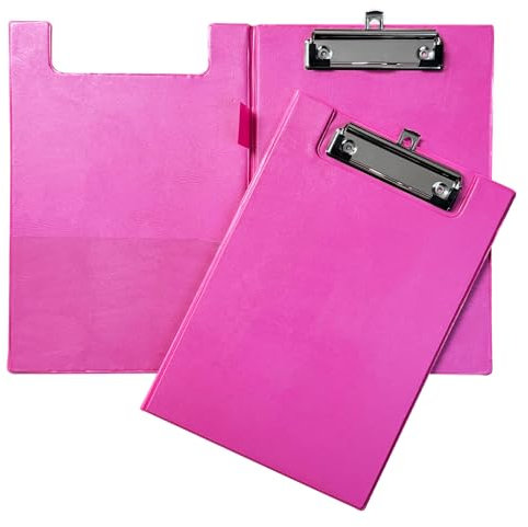 A5-Klemmbrett, faltbar, Rosa