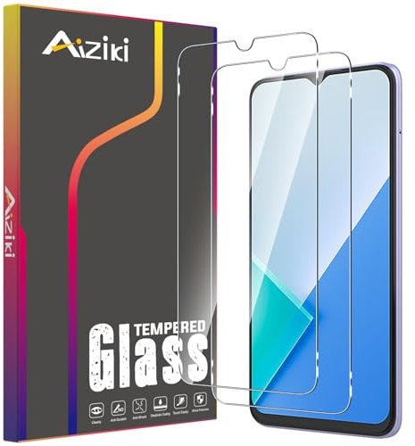 Aiziki [2 Pezzi Vetro Temperato per Wiko T60, HD Chiaro, Anti Graffio, Anti-Impronte, Durezza 9H Pellicola Protettiva a Copertura Totale con Wiko T60