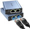 MT-VIKI LAN Switch 1 auf 3 LAN Splitter 3 Port RJ45 Netzwerkverteiler Netzwerk WLAN Verteiler Ethernet Switch für Computer Router Set-Top Box Digital TV 1000Mbps mit USB-Stromkabel