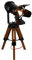 AUYART Vintage Stativ Tischlampe - Hölzerne antike Ambiente-Beleuchtung Spotlight,Stehende Bodenleuchte für Zuhause,Dachboden Film Kino Lichter Geeignet für Schlafzimmer, Esszimmer, Kino 65 * 32 cm