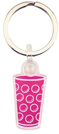 Dubbeglas Schlüsselanhänger Acryl – Mini Pfalz Dubbeglas für den Schlüsselbund