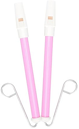 CVUTOVO 2pièces Sifflets à Glissière Amusants pour Garçon Fille Jouet Musical Portable Instrument De Musique Éducatif Rose