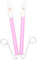 CVUTOVO 2pièces Sifflets à Glissière Amusants pour Garçon Fille Jouet Musical Portable Instrument De Musique Éducatif Rose
