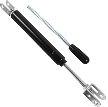 Gasdruckfeder 350N 300N Metall Eisen Stuhl Ersatzteil Schwarz | 8cm Hub, 370mm Einbauposition, für Boss Chairs und Rolle Drehstühle, Ruhiger Lauf