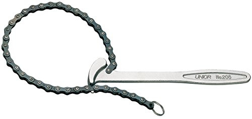 Unior 206/2 Filter Wrench with Chain, 60-140 mm