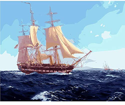 Adult Puzzle Jigsaw 1000 Pieces Sailing Boat On The Sea Best Gift For Children Or Friends