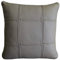 Quattro Meble Beige Mocca Echtleder Toledo Mocca Kissen Sofa & Stuhl Dekokissen Zierkissen Echtleder Rückenkissen Echt Leder Rindsleder Modell 18EL (40 x 40 cm)