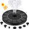 Solar Fountain Pump,Circle Garden Solar Powered Water Pump Solar Panel Kit Water Pump for Pond, Fountain, BirdBath, Garden Decoration, Water Cycling, No Electricity Required