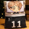 Haikyuu Plüschpuppen Anime Cartoon Shoyo Hinata Kenma Kozume Tobio Kageyama niedlich weich gefülltes Wurfkissen Kissen Nickerchen Kissen Zuhause dekoratives Kissen