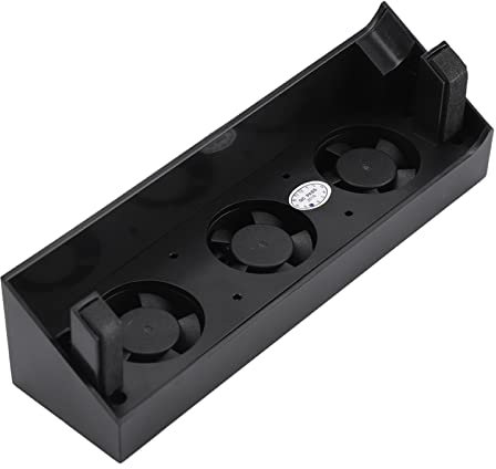 Ventilateur de Refroidissement DC 5V pour Console de Jeu PS4 Slim Faible Bruit, 3 Ventilateurs, Conception Ergonomique Ventilateur de Refroidissement Intelligent Portable pour PS4 Slim