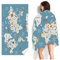 CTQTZ Weltkarte Tier Map of The World Strandtuch & Badetuch 70x150cm Mikrofaser Strand-Handtuch & Bade-Handtuch