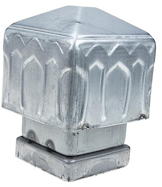 OATIPHO Post Caps Iron Fence Caps for Posts Easy Installation Elegant Design for Garden Fencing Railing Weather Resistant Cover