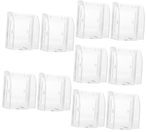 BESTonZON Stecker Deckt Babysicherung Ab 10 Stk Schutzkontakt- Schild Stecker en für Steckdosen Steckdose deckt Babysicherung ab Haushalt schmücken Tafel Babylicht pp