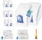 8 Pack GN Vacuum Cleaner Bags with 4 Filters Compatible with Miele Hoover Bags Classic C1, Complete C3/C2/C1,S227,S270,S400i,S600,S800,S2000,S5000,S8000,S2,S5,S8,Compact C1/C2,Series Vacuum Cleaners