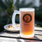 Wanapix | Chopes à Bière Opaques | Personnalisez avec Nom et Photo | Verre Givré | 500 ml | Passe au Lave-vaisselle | German