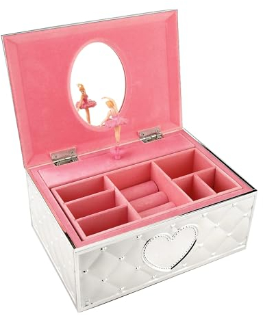 Lenox Childhood Memories Musical Ballerina Jewelry Box, Edelstahl, metallisch, 2.35 LB