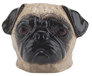 Quail Ceramics Fawn Pug Face Egg Cup