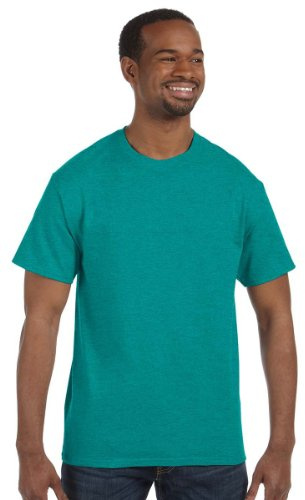 Gildan Mens Heavy Cotton Short Sleeve T Shirt (2XL) (Antique Jade Dome)