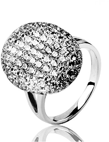 OK-STORE Verlobungsring / Ehering aus 100 % echtem 925er-Sterlingsilber, Twilight Saga Breaking Dawn Bella, US#4, Sterling Silber, Diamant