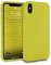 MyGadget TPU Case for iPhone XS Max - [ Camera Protection & Anti Fingerprint ] - Silicone Cover with Soft Touch & Anti Scratch Shell - Matte Yellow