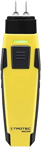 TROTEC Feuchtigkeitsmessgerät BM22WP – Für Wand, Holz, Estrich – Messbereich 6-50%, Abschaltautomatik, appSensoren, mit Smartphone Bedienung