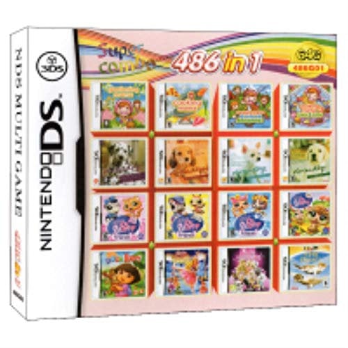 xmwm Video game console card card compile all in 1 Nintendo DS 3DS 2DS,486 1