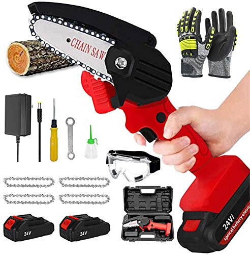 Decespugliatore a Batteria, Tagliabordi a batteria con 24V Tagliabordi Elettrico Senza Filo con Lame Metalliche e 2 Batteria Tagliaerba Testata Regolabile e Maniglia Telescopica Verde